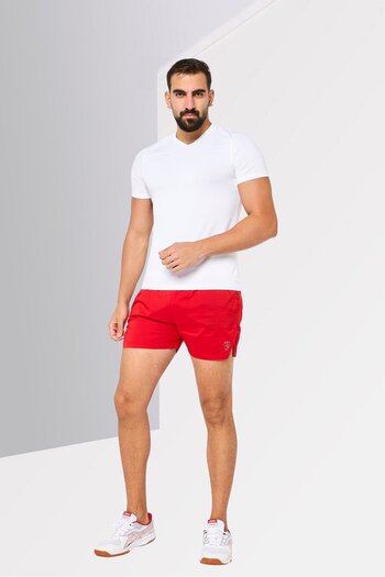 Scuderia Ferrari Men Sportswear Fit Training Shorts, Red