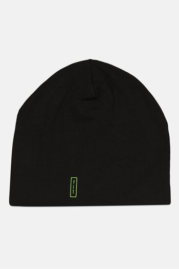 DeFacto Men Graphic Print Beanie, Black
