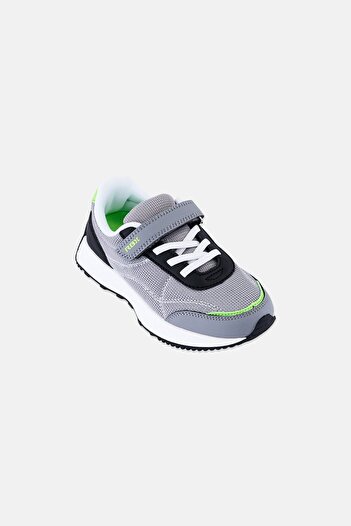 RBX Kids Boy Velcro Closure Running Shoes, Grey