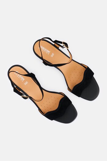 Geox Women Eraklia Adjustable Buckle Sandals, Black