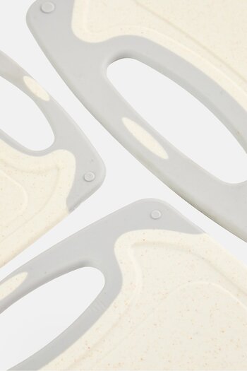 eco home 3 Pcs Wheat Straw Cutting Board Set