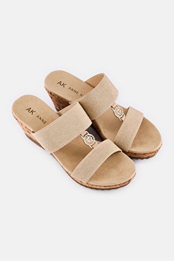 Calvin Klein Women Slip On Sandals, Cream