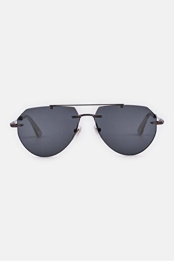 Police Men SPLN42 Aviator Sunglasses, Grey