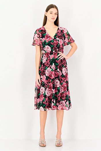 ORSAY Women Floral Print Midi Dress, Multicolor