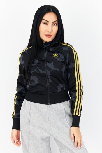 adidas Women Sportswear Fit Training Sweatshirt, Black/Grey