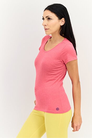Zivame Rosaline by Women 2 Pack Heather Sleepwear T-Shirts, Multicolor