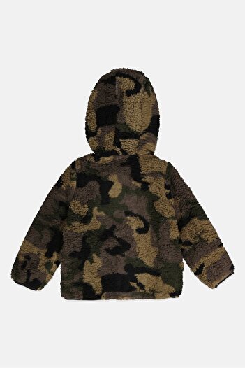 Perry Ellis Toddlers Boy Camouflage Soft Shell jacket, Olive Combo