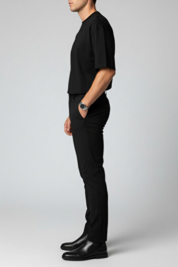 hello7 Slim Fit Kumaş Günlük Erkek Pantolon Tarz Sahibi, Rahat Kesim