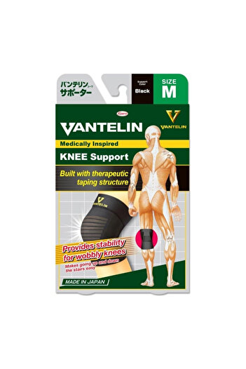 VANTELIN Knee Support Black - Medium