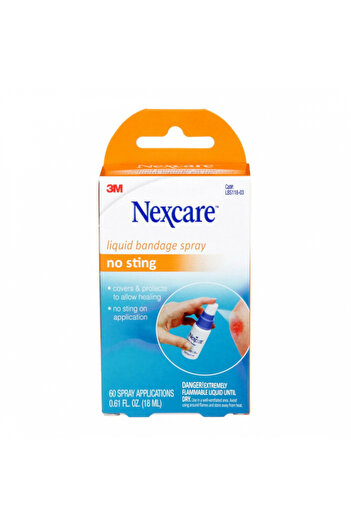Nexcare Lbs-118 Liquid Bandage Spray for Minor Cuts and Wounds, 18Ml