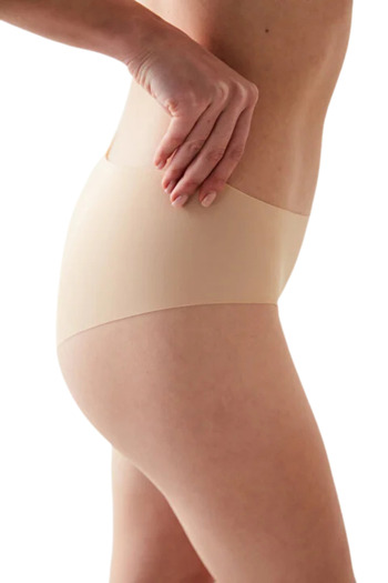 BEGBOR LİNGERİE Women's Seamless Slip Panties Set of 4 – Seamless Comfortable Everyday Underwear