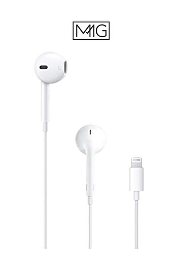 MMG EarBuds With Lightning Connector | iPhone Headphones, [MFI Certified] Earphones Wired Stereo Sou