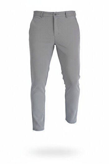hello7 Men's Slim Fit Patterned Chino Pants Casual Elegance