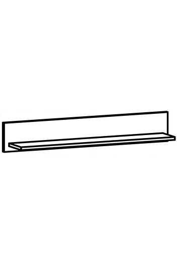 Other POL100 wenge hanging shelf for books photos