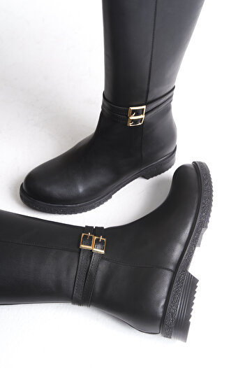 Liza Shoes Lauretta Women's Buckle Detailed Boots A032-K121