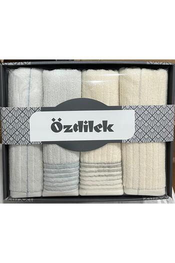 Özdilek Moderni 4-Piece Boxed Towels