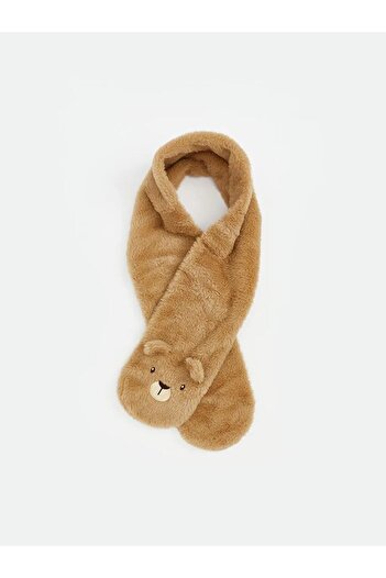 LC Waikiki Bear Teddy Embroidered Baby Boy Scarf (W5)