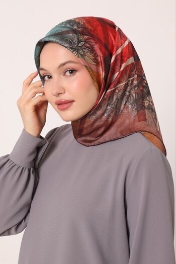 Levidor Ethnic Striped Pattern Sparkling Crystal Scarf
