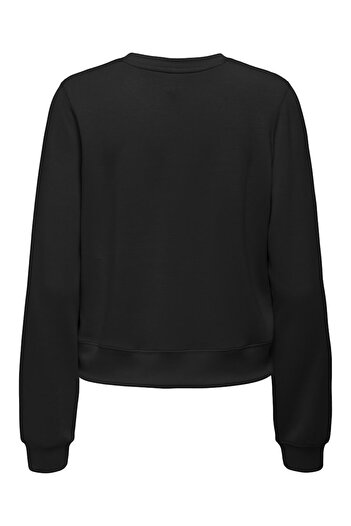 ONLY Women's Black Onlmaya L/S Modal Top Jrs Sweatshirt 15361163-Black
