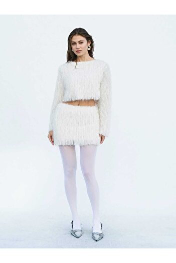 Lf Lefon Fringed Skirt Suit
