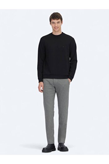 Kip Black Crew Neck Sweatshirt