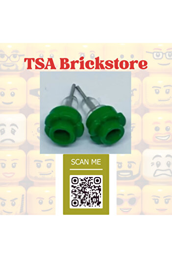 TSA Brickstore Flower 1x1 Round Plate Earring