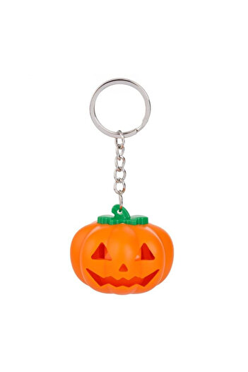 Lumi LUXURY Halloween Pumpkin Keychain with Sound and Light Ø4.5x3.5cm