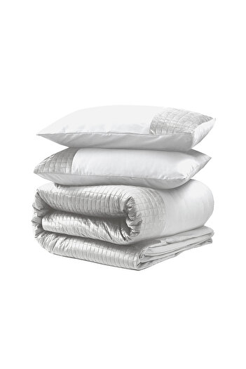 Sleeptime Premium bed linen set - OEKO-TEX® Standard 100, White, Microfiber, 240 x 220 cm, Origin Netherlands