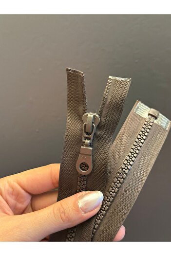 Gönülden Tasarım Brown Toothed Zipper 58X3 cm