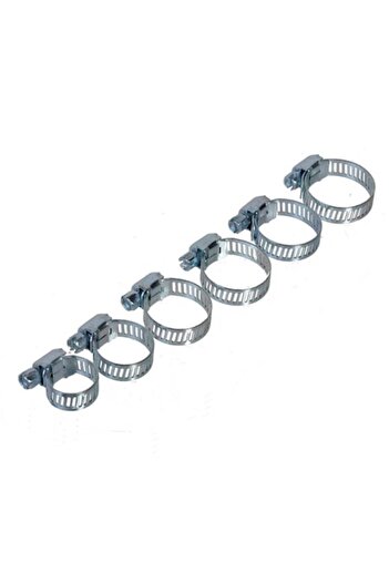 SHOPIENS Set of Metal Pipe Clamps, 12 Pieces