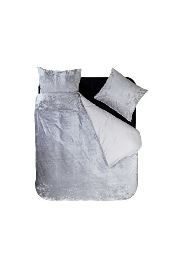 Sleeptime Crystal velvet Gray bedding set