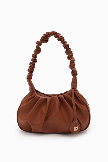 Levidor Tan Drawstring Shoulder Bag