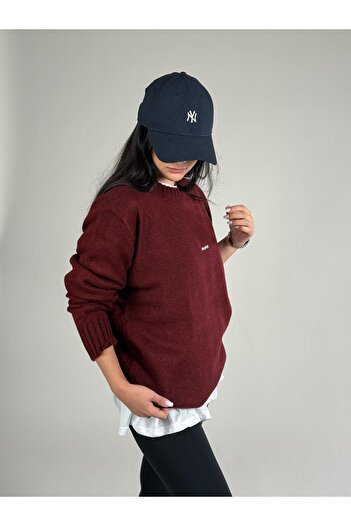 COCOPELLI Basic Burgundy Women's Sweatshirt