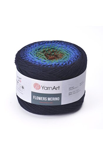 Yarnart Flowers Merino - Marbleized Hand Knitting Yarn Marbleized-554