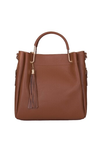 myOwn Leather Women's Bag Fabiana Cognac