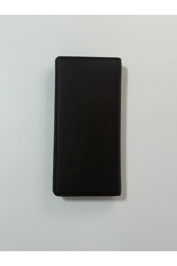 Nevgiss Aksesuar Real Leather Wallet with Compartments, Magnetic Closure and Hanging Strap, Phone Compartment