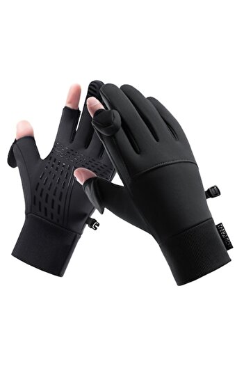 Tessero Winter sports gloves, waterproof and windproof, touchscreen compatible, enhanced grip for cycling, s