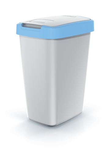 Other 12L COMPACTA Q waste bin light blue | Ash