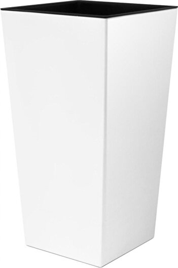 Other URBI DURS240 Tall Flowerpot with Insert | White