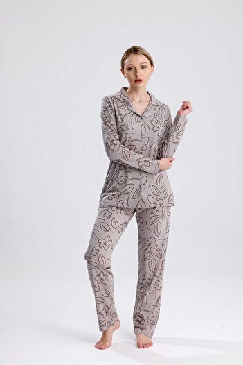 Yeniİnci Cotton Pajama Set 5008