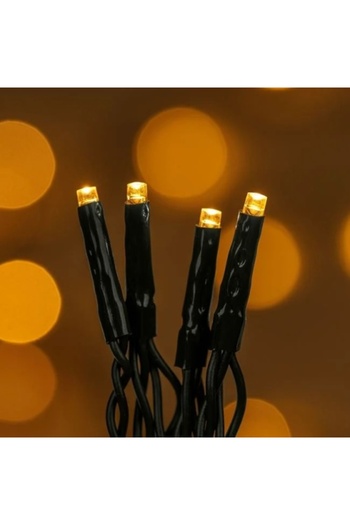 OEM LED Curtain Light Installation, Warm Light, 500 Bulbs, 1310 x 45 cm, Extendable, IP 44