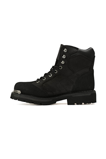 Harley Davidson Μαύρα Ανδρικά Μποτάκια 025M100530-Μαύρο-Δερμάτινο