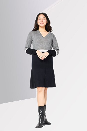 Lacoste Women Textured Mini Dress, Multicolor