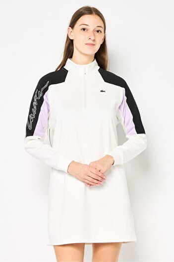Lacoste Women Brand Logo Mini Dress, White