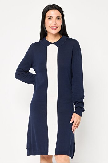 Lacoste Women Textured Midi Dress, Multicolor