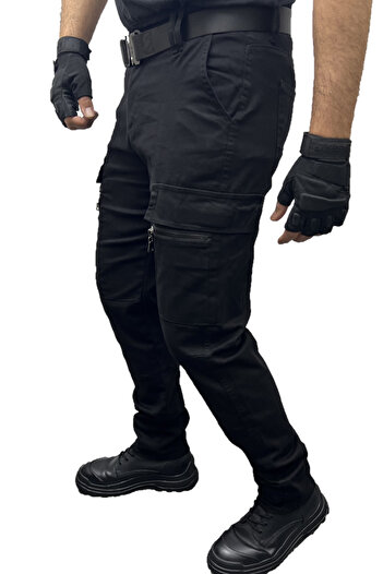 Polviton Men's Cargo Pants Tactical Outdoor Combat with Pockets