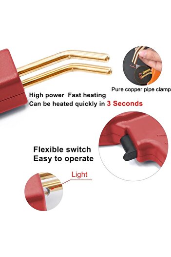 DEEBCO Professional Plastic/Polypropylene Welding Kit DEEBCO® with Reinforcement Staples, Pliers, Cutter,