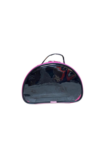 Maykis Transparent Half Moon Travel and Makeup Bag