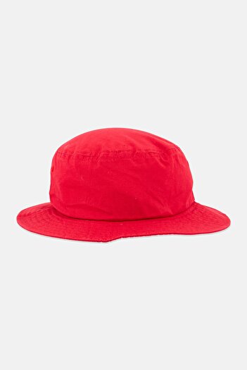 Champion Men Brand Logo Bucket Hat, Red