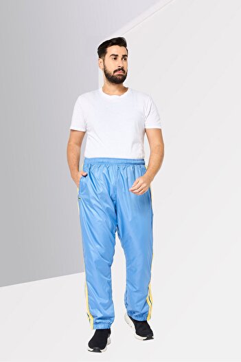 Lacoste Men Regular Fit Embroidered Logo Track Pants, Blue